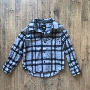Vans box check flannel toddler boy